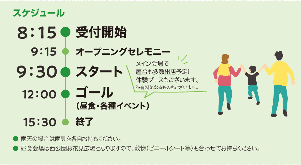 ウォークラリースケジュール