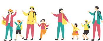 子と親のウォークラリー